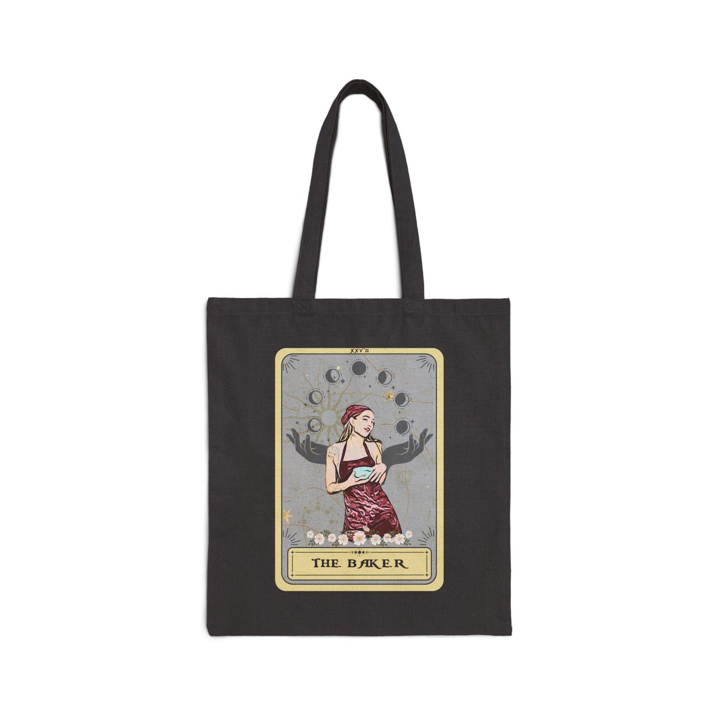 The Baker Tarot Card Tote Bag Baking Tote Bag 15" x 16" Gift for Baker
