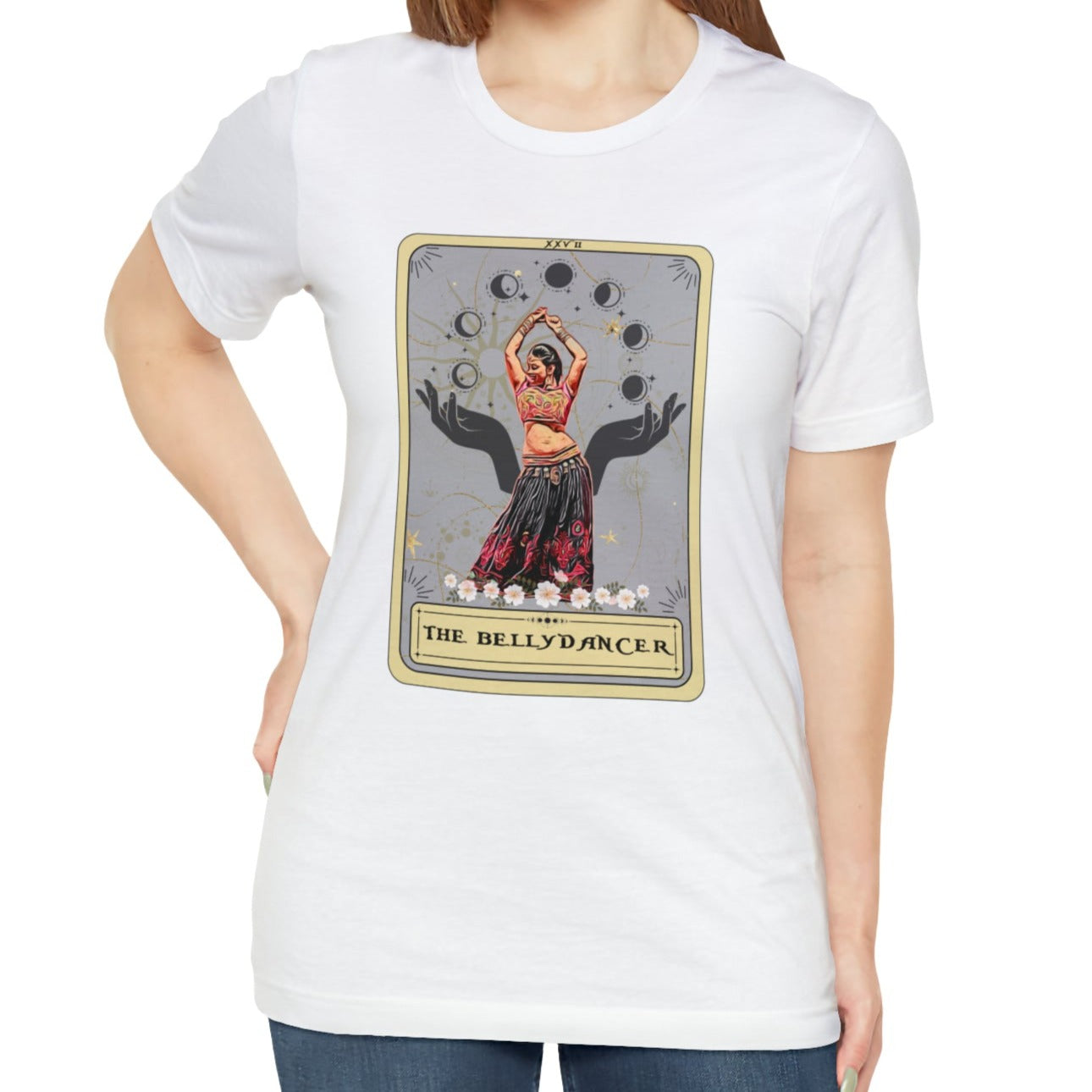 The Bellydancer Tarot Card Shirt, Belly Dance Shirt, Gift for Belly Dancer