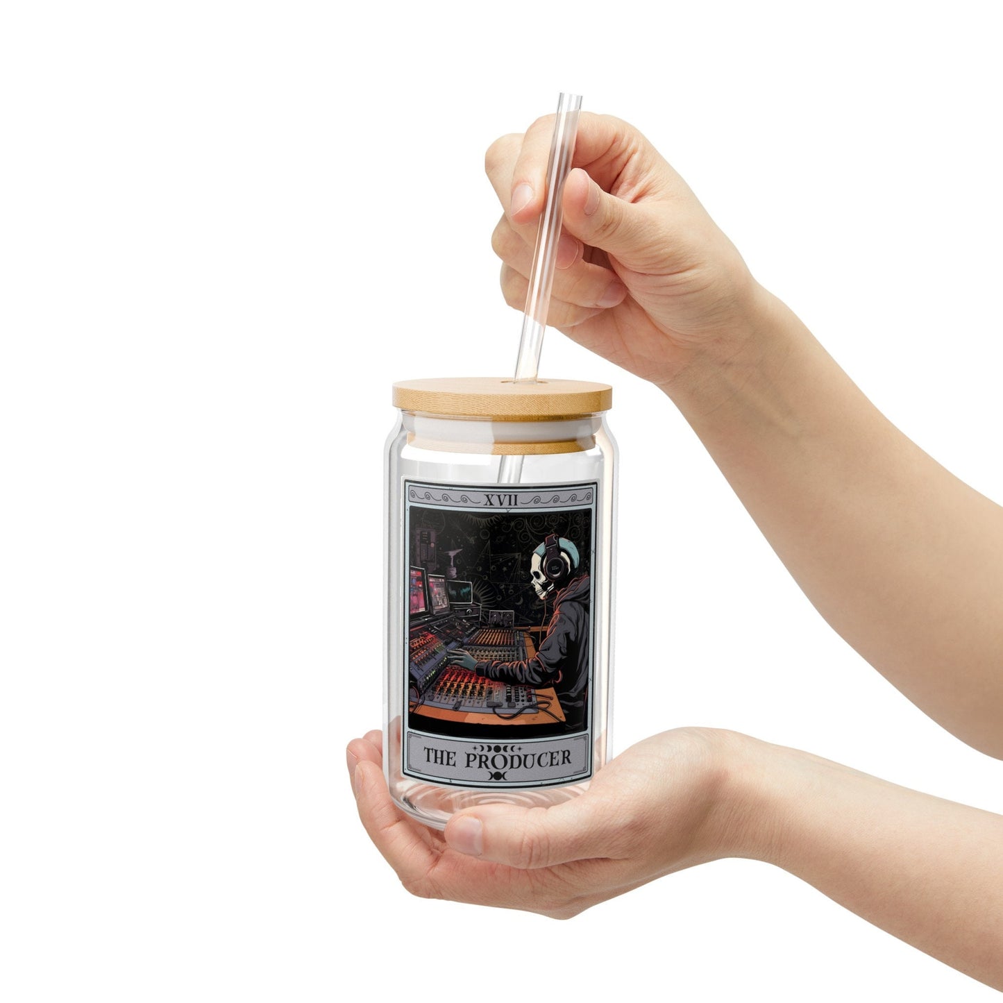 Music Producer Tarot Card Tumbler - 16oz Sound Engineer Gift