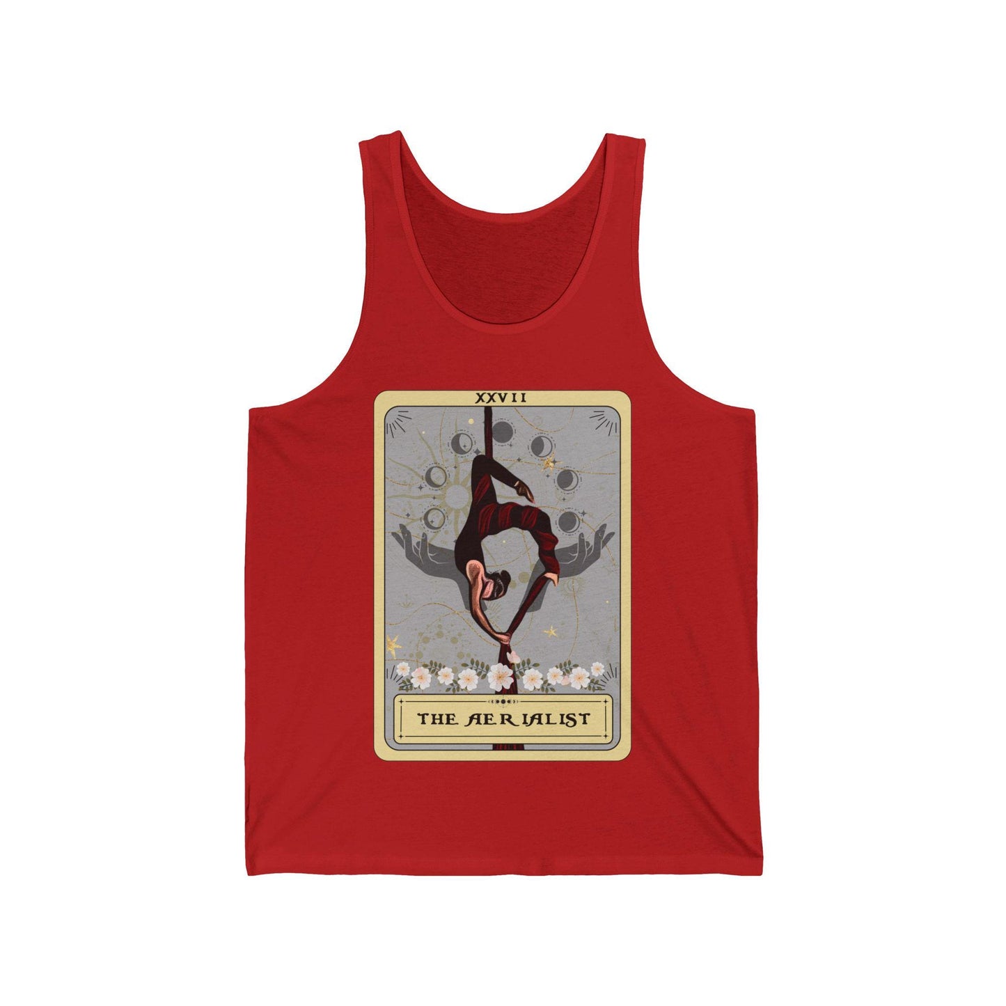 The Aerialist Tarot Card Tank Top, Aerial Dance Shirt Aerialist Gifts