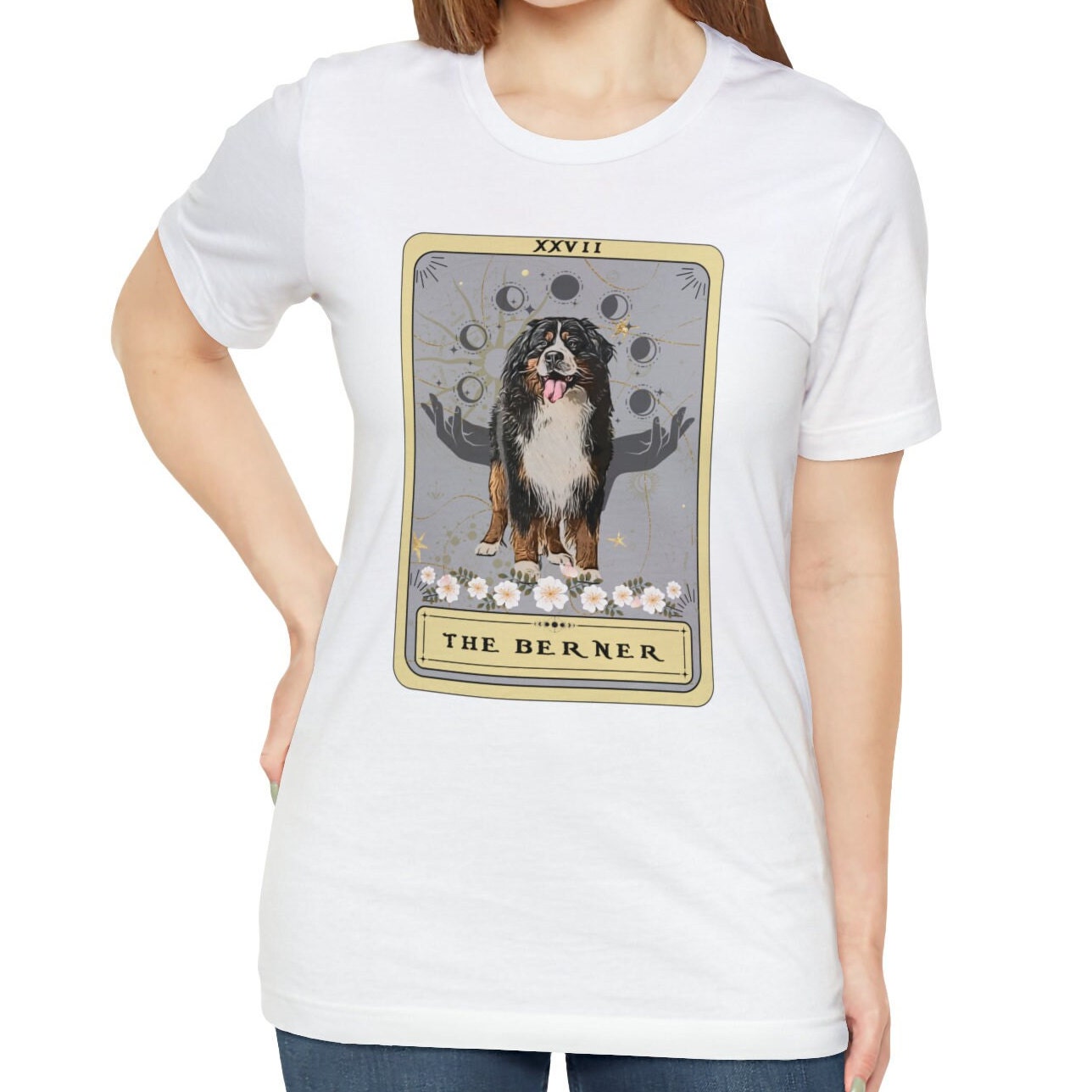 Bernese Mountain Dog Tarot Card Shirt - Berner Dog Gift for Mom