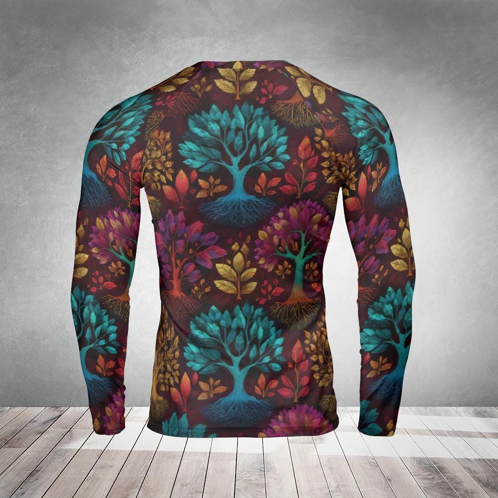 Tree of Life Rash Guard - Long Sleeve MMA Compression Shirt