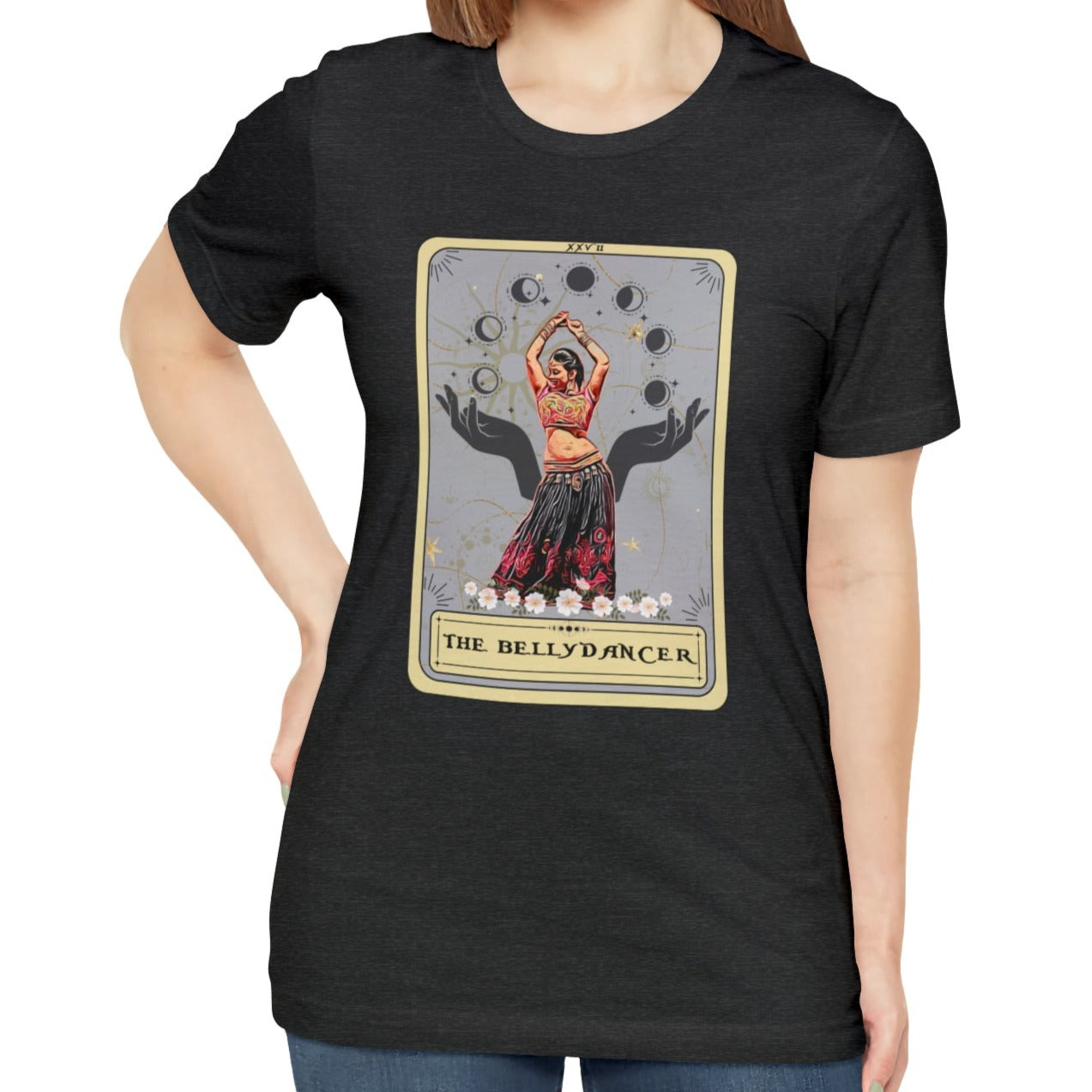 The Bellydancer Tarot Card Shirt, Belly Dance Shirt, Gift for Belly Dancer