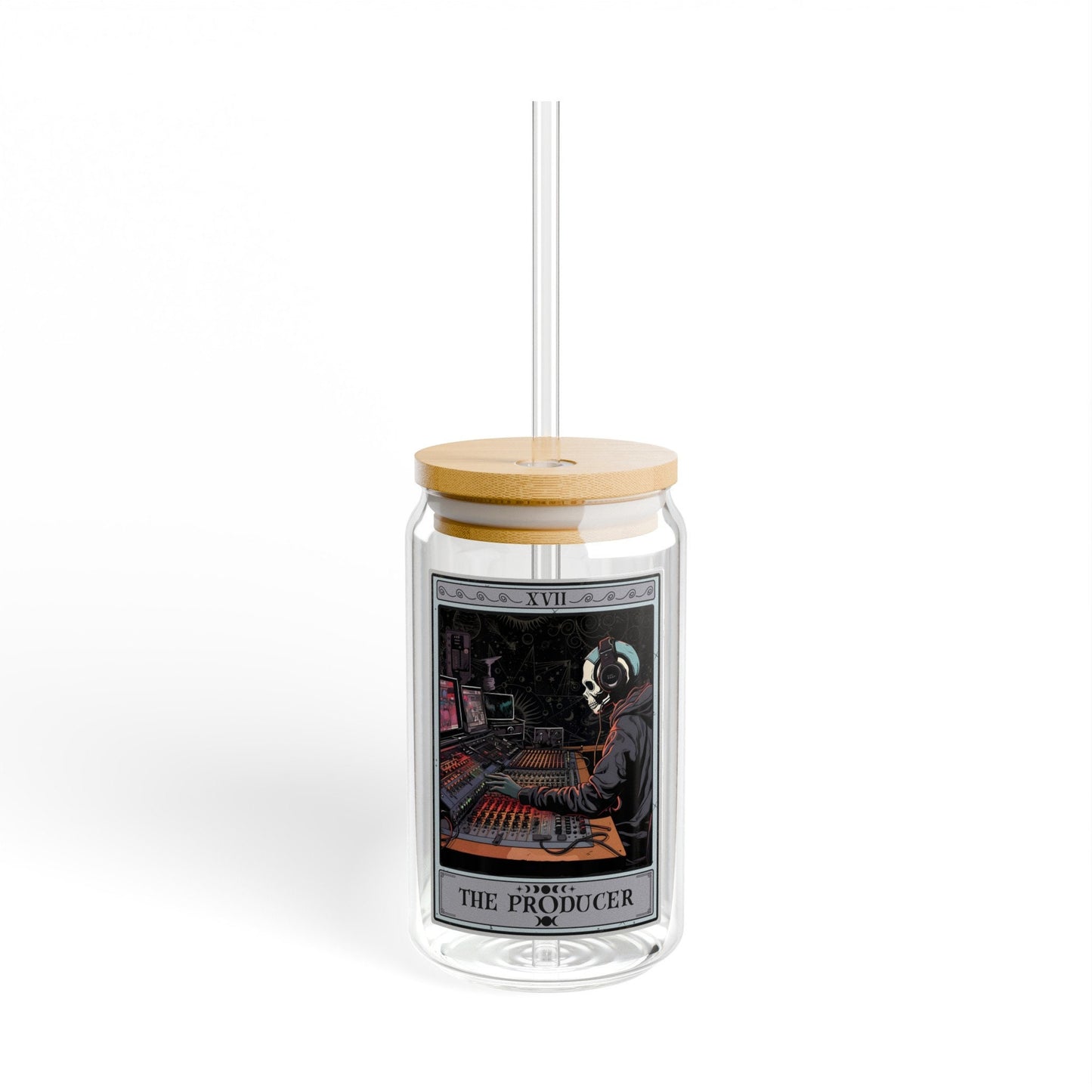 Music Producer Tarot Card Tumbler - 16oz Sound Engineer Gift