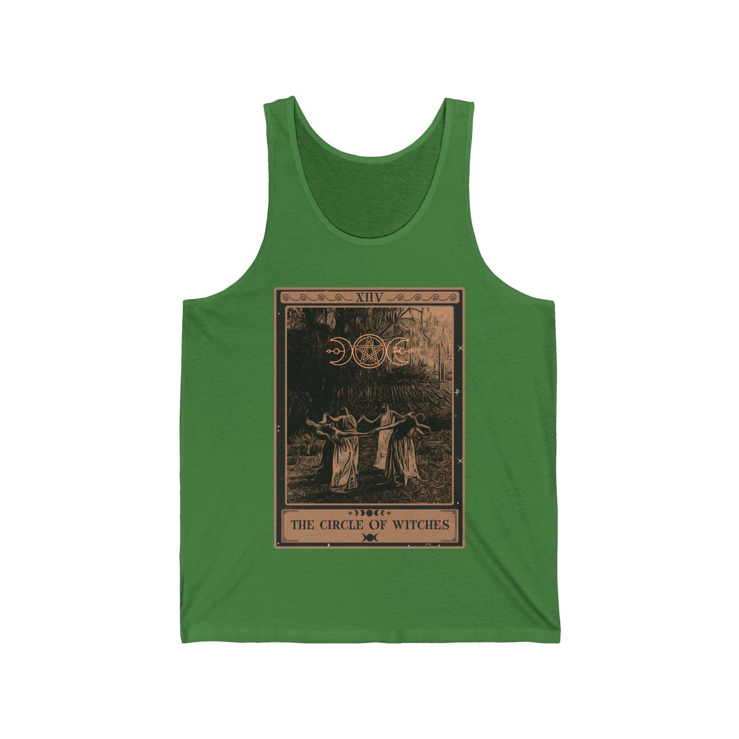 The Circle of Witches Tarot Card Tank Top, Witchy Shirt