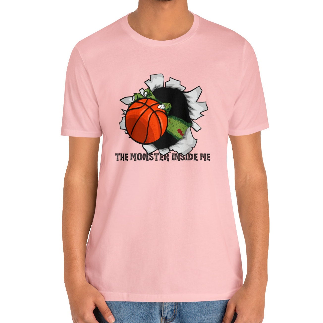 Basketball Halloween Shirt - Monster Inside Me T-Shirt