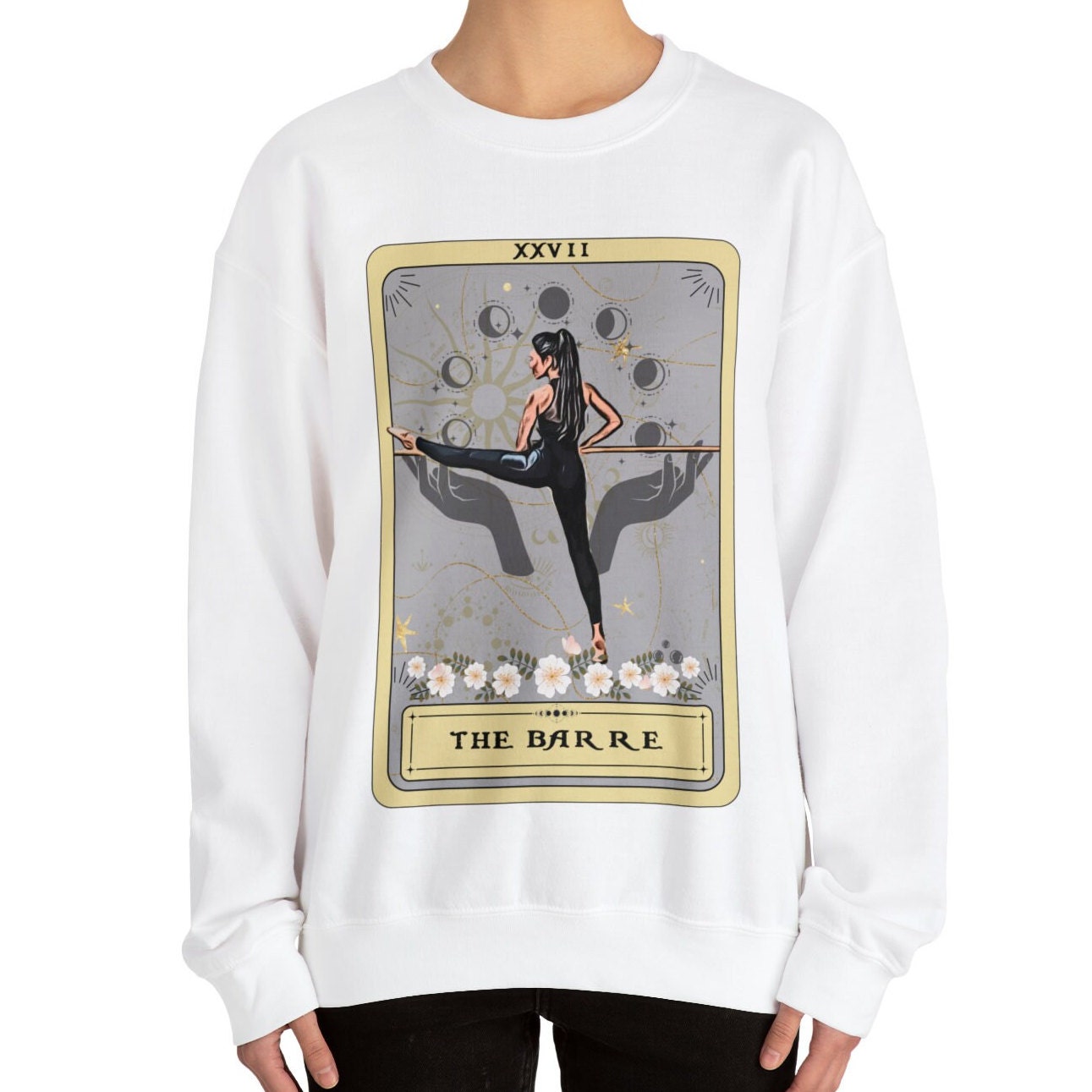 Barre Tarot Card Sweatshirt - Cozy Gift for Barre Lovers