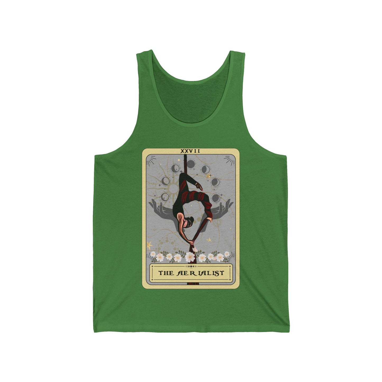 The Aerialist Tarot Card Tank Top, Aerial Dance Shirt Aerialist Gifts