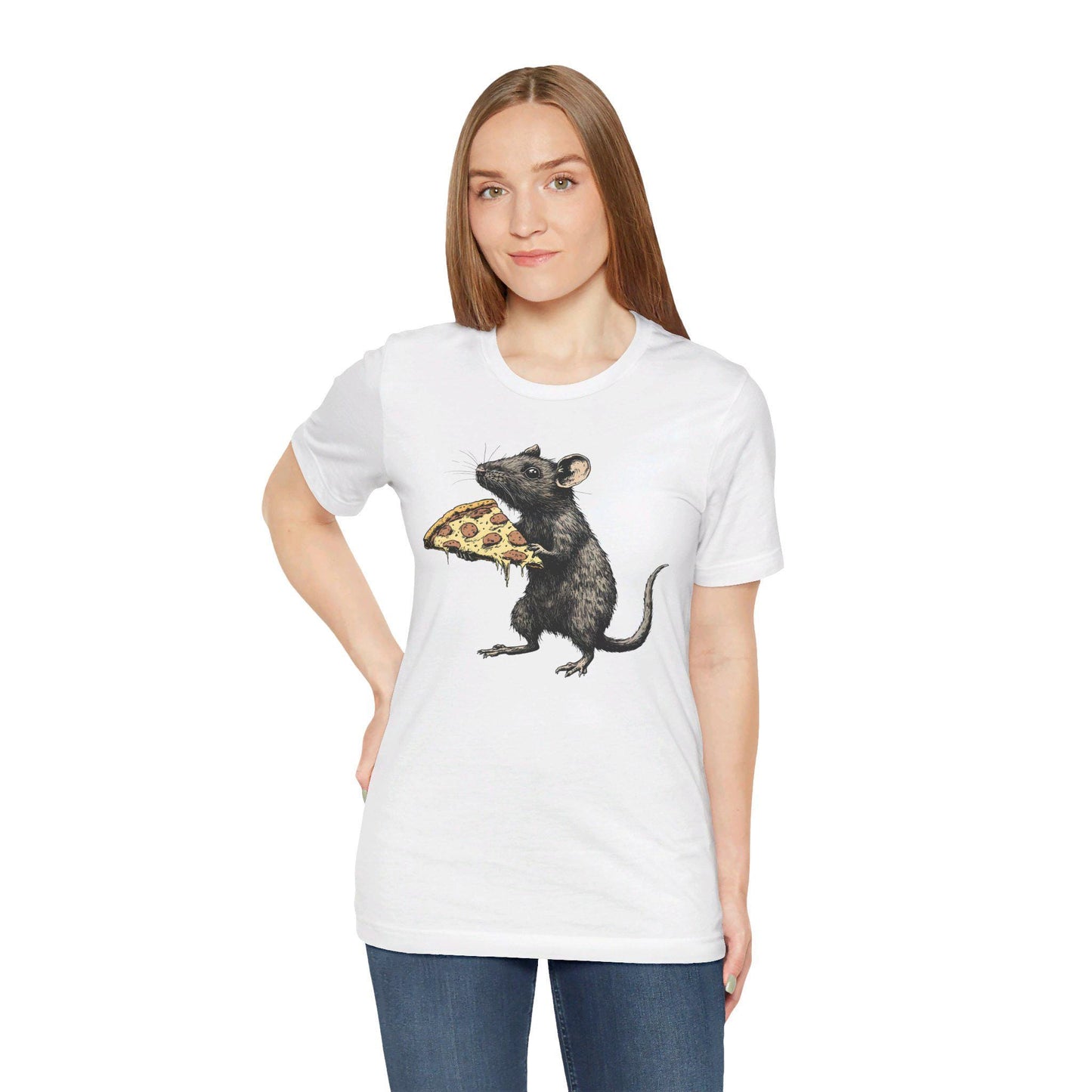 Rat Pizza Shirt, Pizza Lover Rat T-shirt