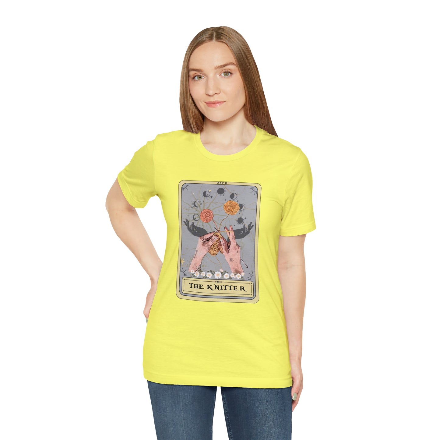 The Knitter Tarot Card Shirt, Gift for Knitting Lover