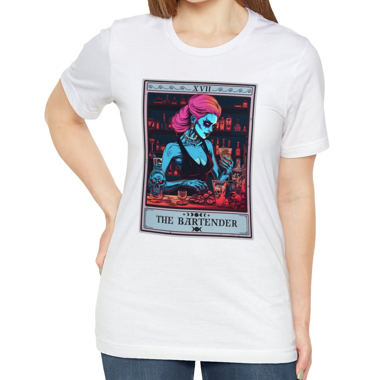 Bartender Shirt, Bartender Tarot Card Shirt Bartending Gift for Bartender Gifts
