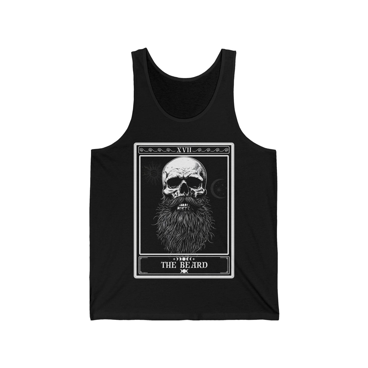 The Beard Tarot Card Tank Top, Beard Shirt