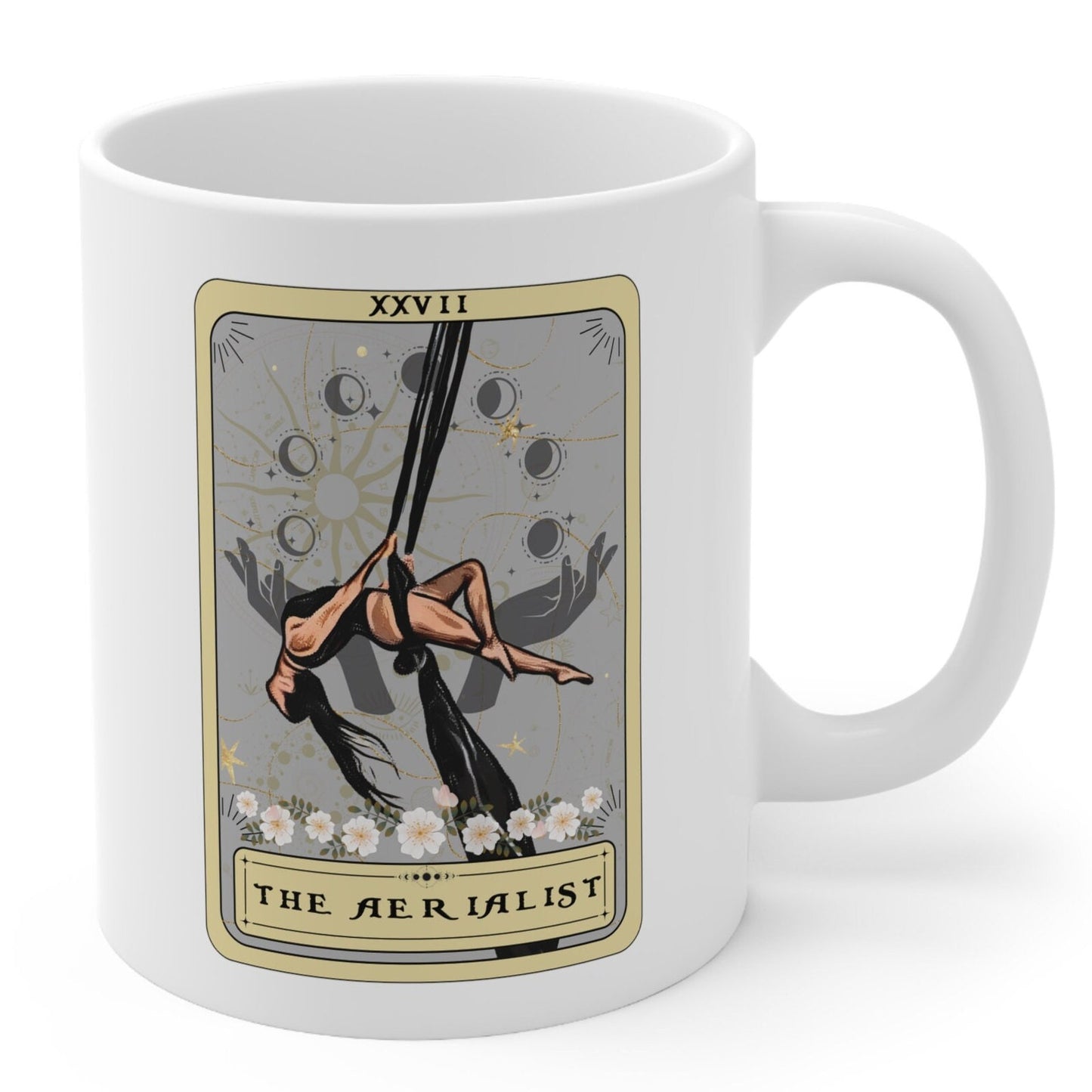 Aerialist Tarot Card Mug - Gift for Air Yoga Lovers