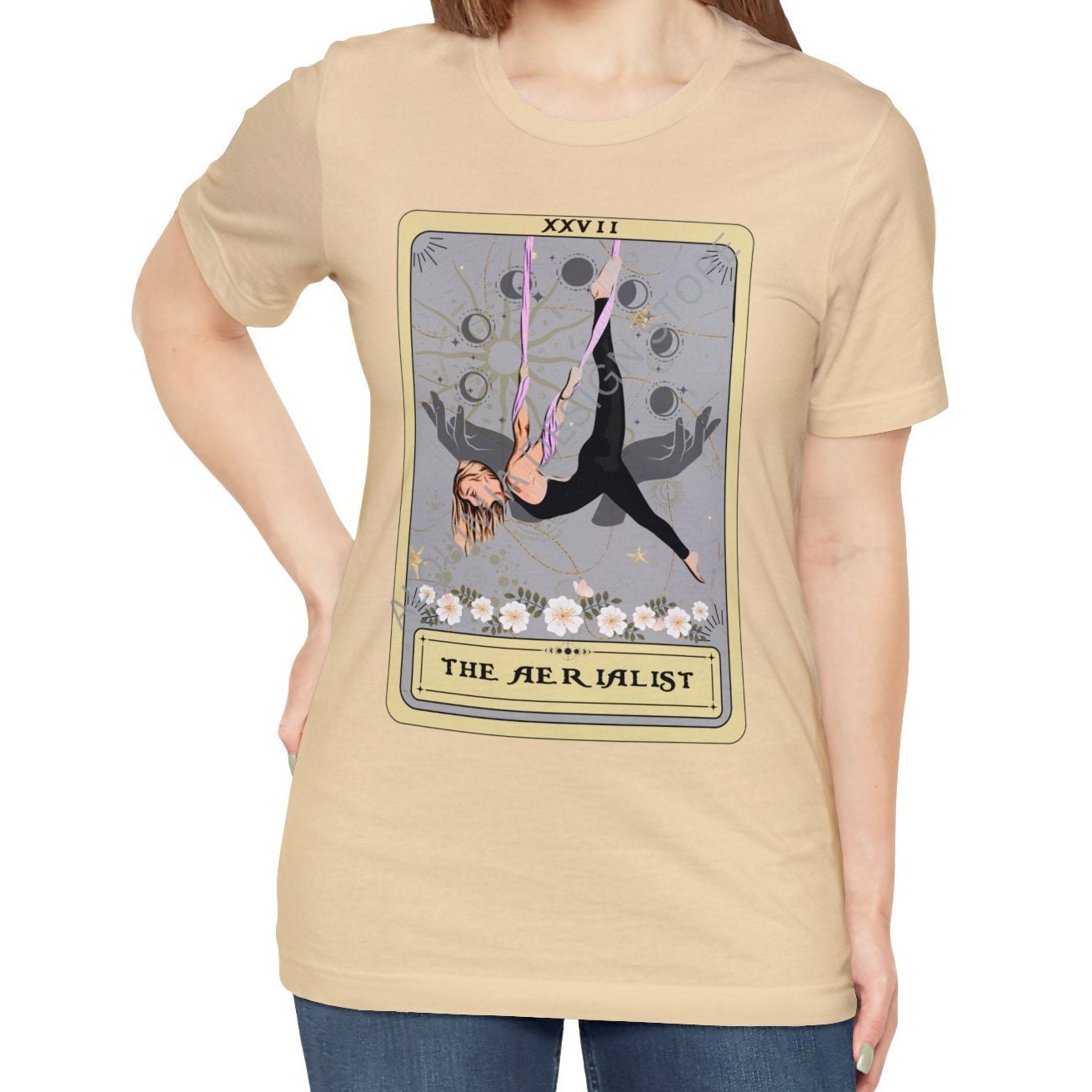 Aerialist Tarot Card Shirt - Aerial Yoga Tee for Aerial Dance Lovers