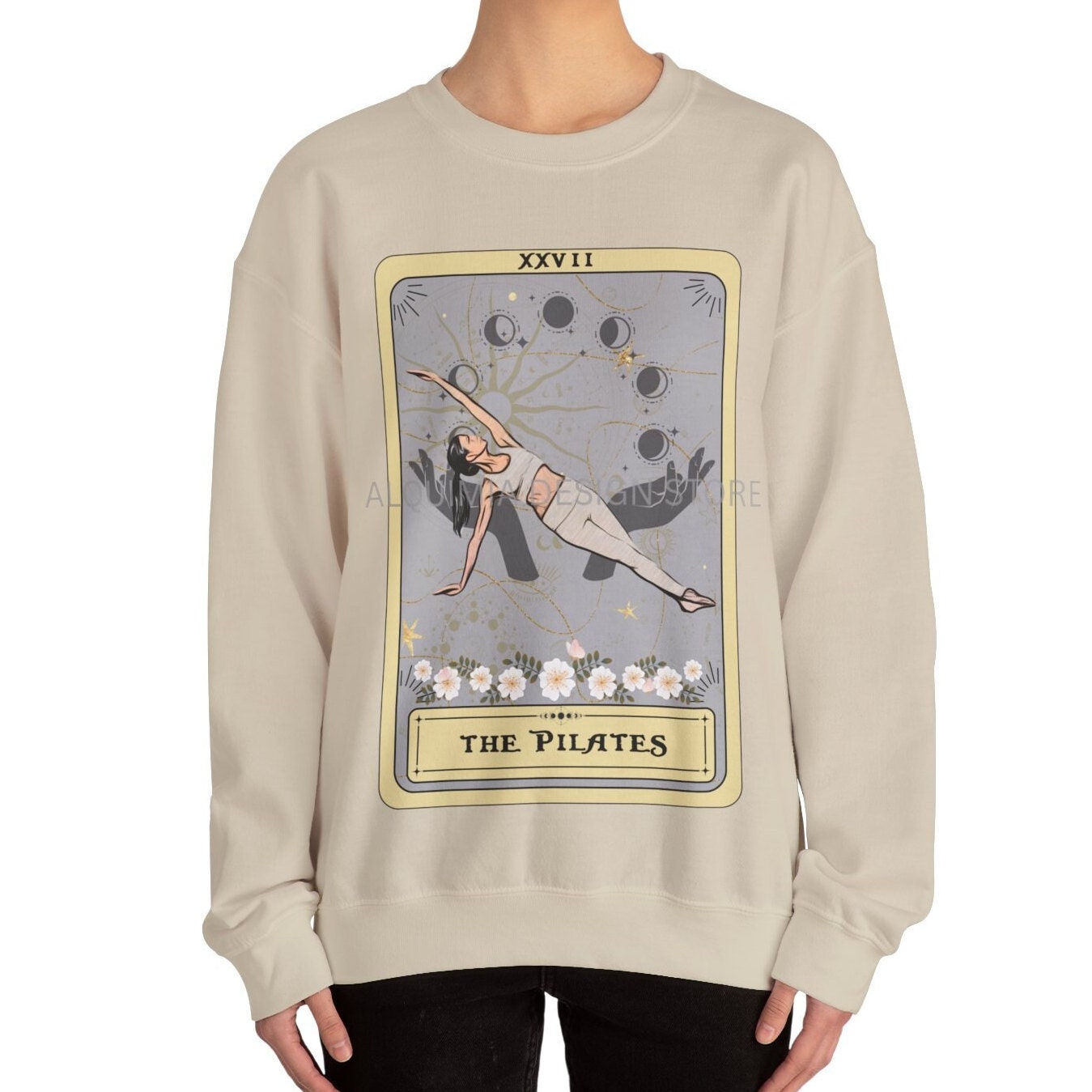 Pilates Tarot Card Sweatshirt - Perfect Gift for Pilates Lovers