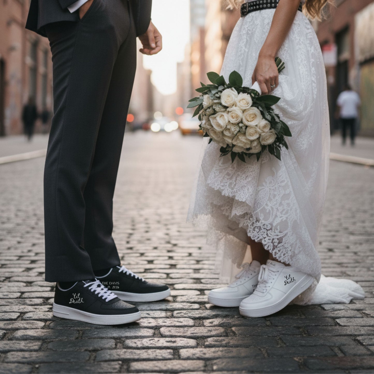 Bride Sneakers Til Death Wedding Collection