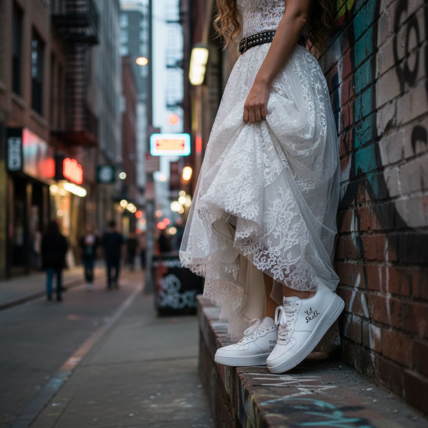 Bride Sneakers Til Death Wedding Collection