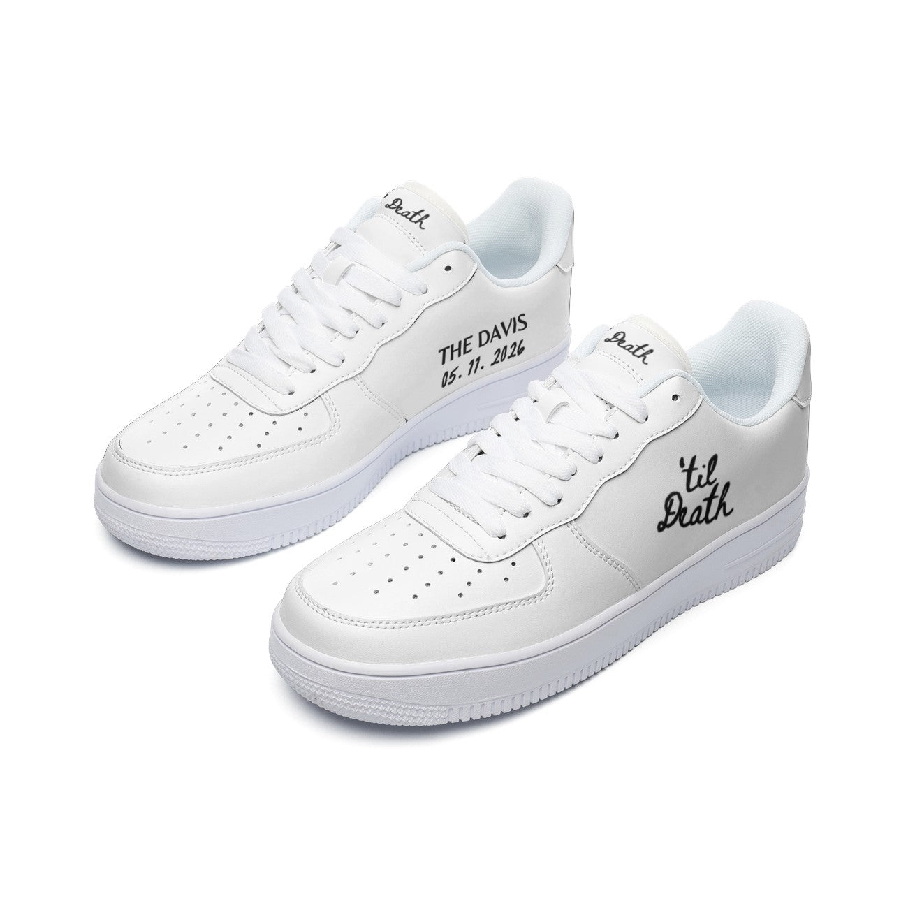 Bride Sneakers Til Death Wedding Collection