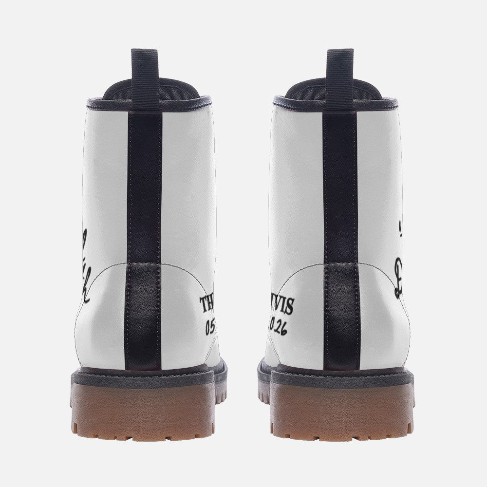Til Death Custom Bride and Groom Boots, Wedding Boots