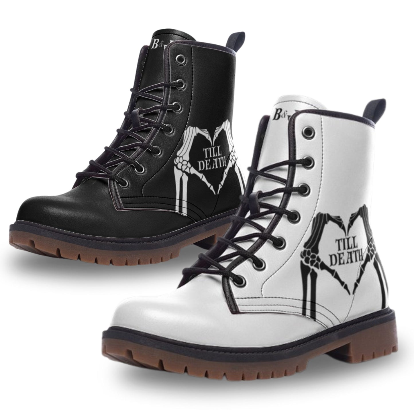 Till Death Custom Bride Boots, Wedding Boots