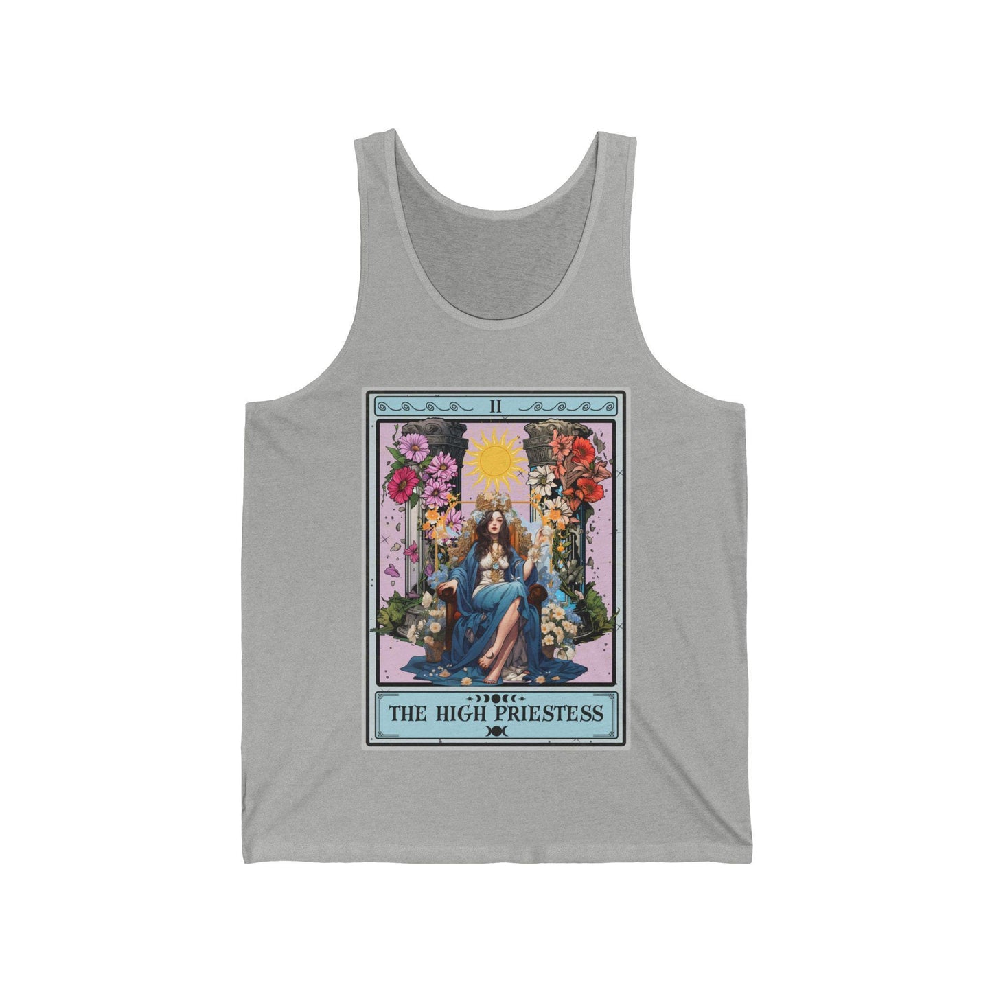 The High Priestess Tarot Card Tank Top, Tarot Card Shirt