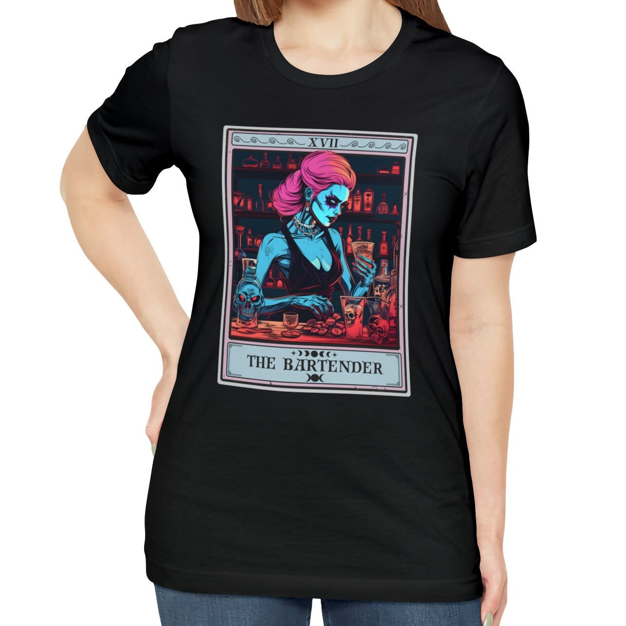 Bartender Shirt, Bartender Tarot Card Shirt Bartending Gift for Bartender Gifts