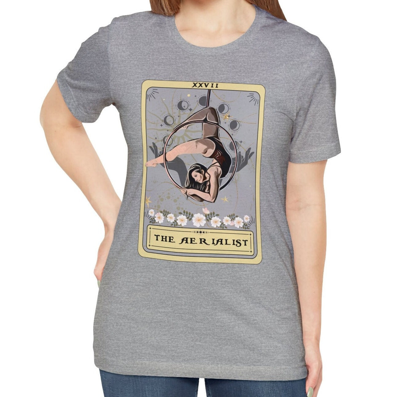 Aerialist Tarot Card Shirt - Aerial Dance T-shirt for Aerial Hoop Lovers