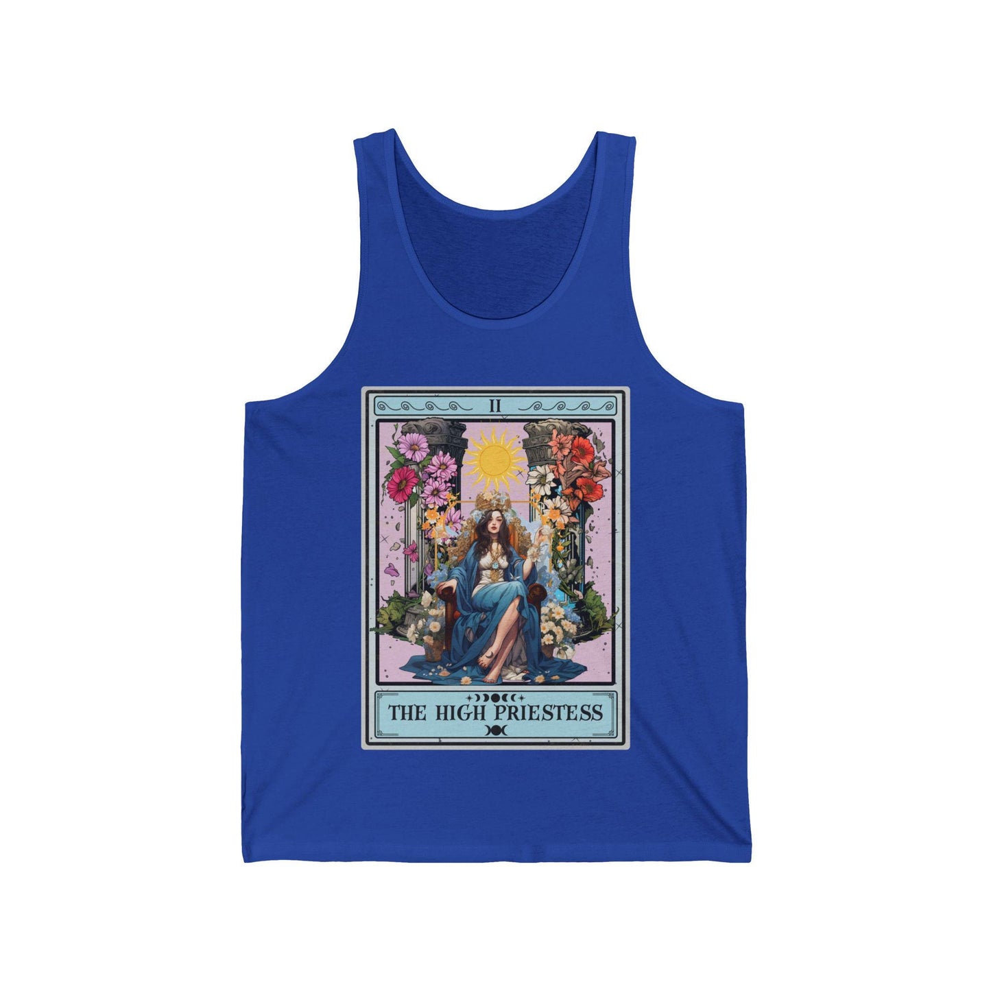 The High Priestess Tarot Card Tank Top, Tarot Card Shirt