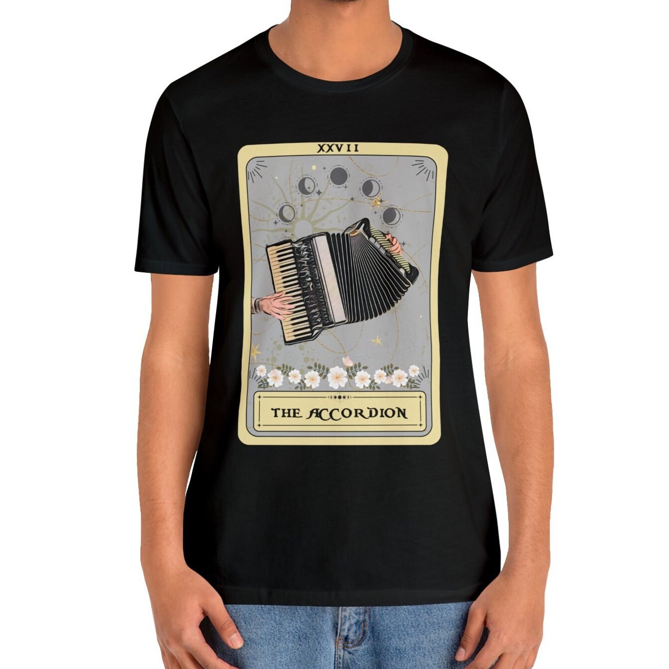 Accordion Shirt, The Accordion Tarot Card Shirt, Accordion Player Gifts Accordionist Gifts