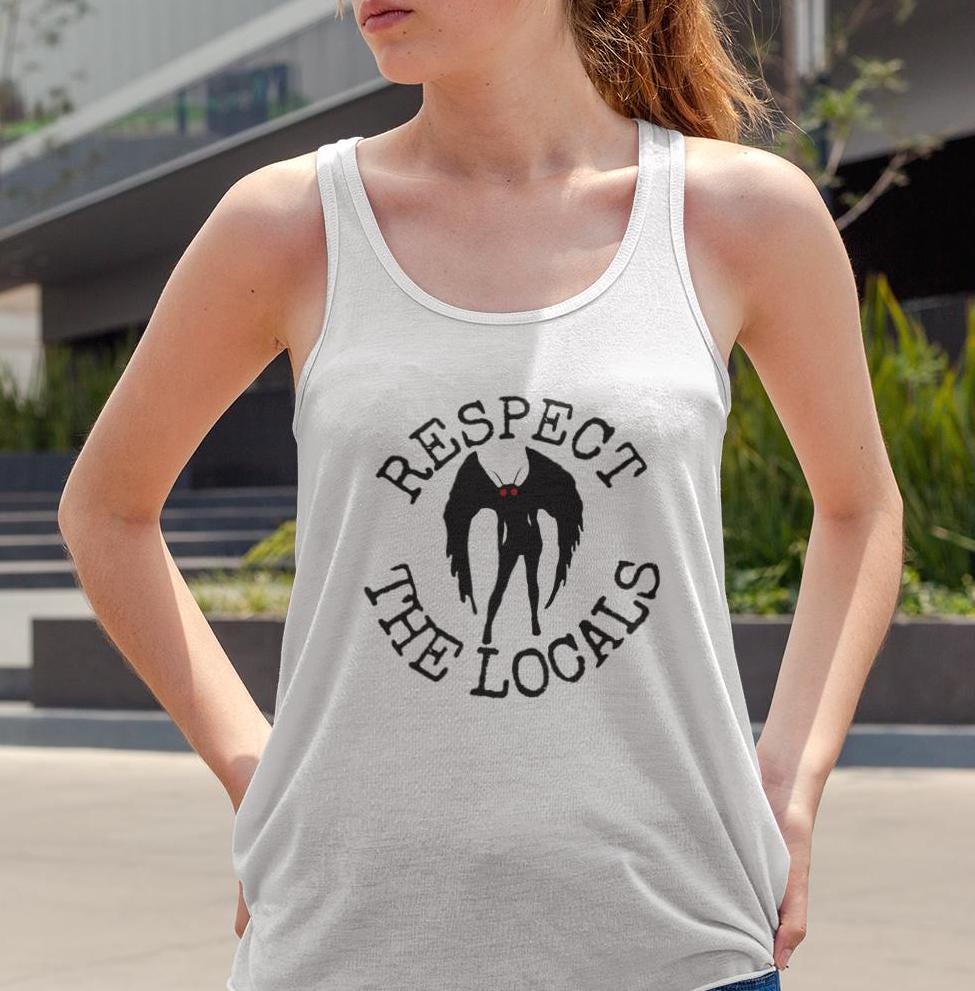 MothWoman Tank Top - Funny Mothman Cryptid Shirt