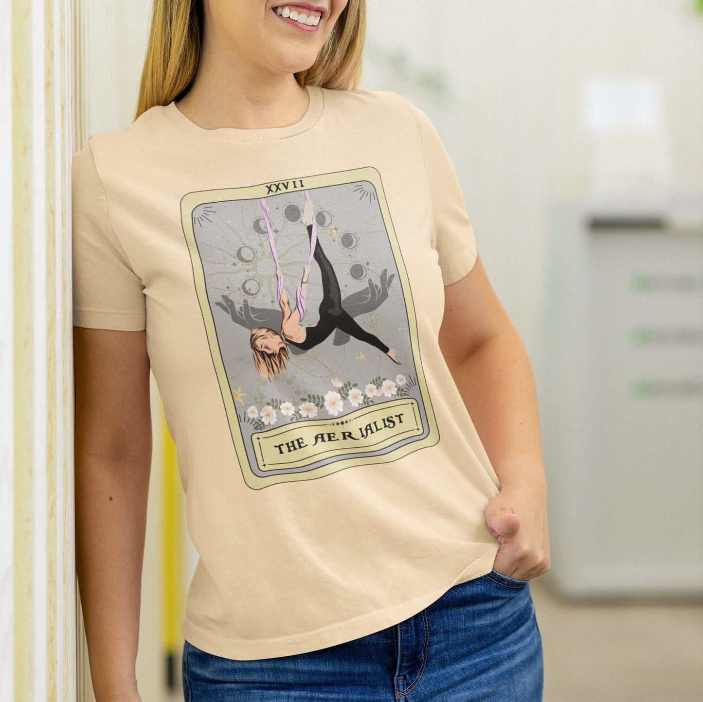 Aerialist Tarot Card Shirt - Aerial Yoga Tee for Aerial Dance Lovers