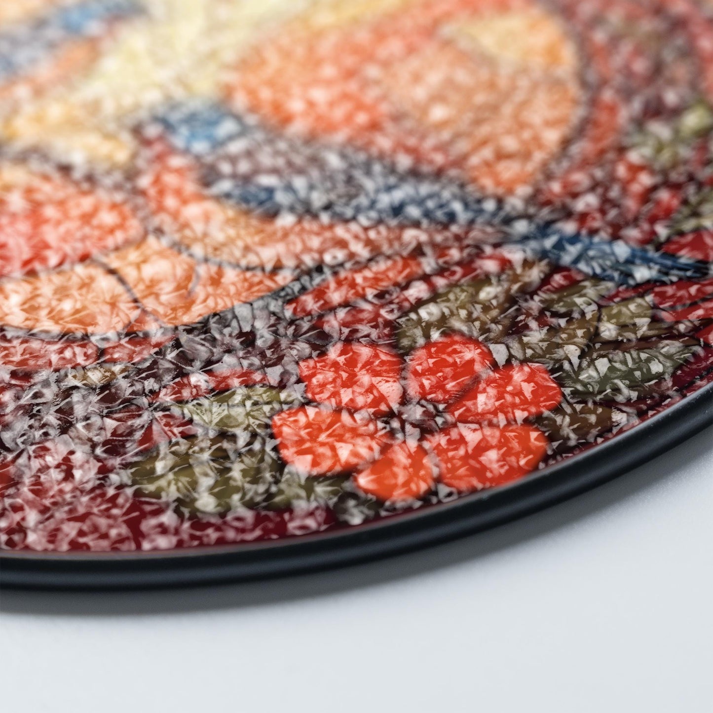 Strawberry Stained Glass Sun Catcher - Berry Window Decoration for Fruit Lovers