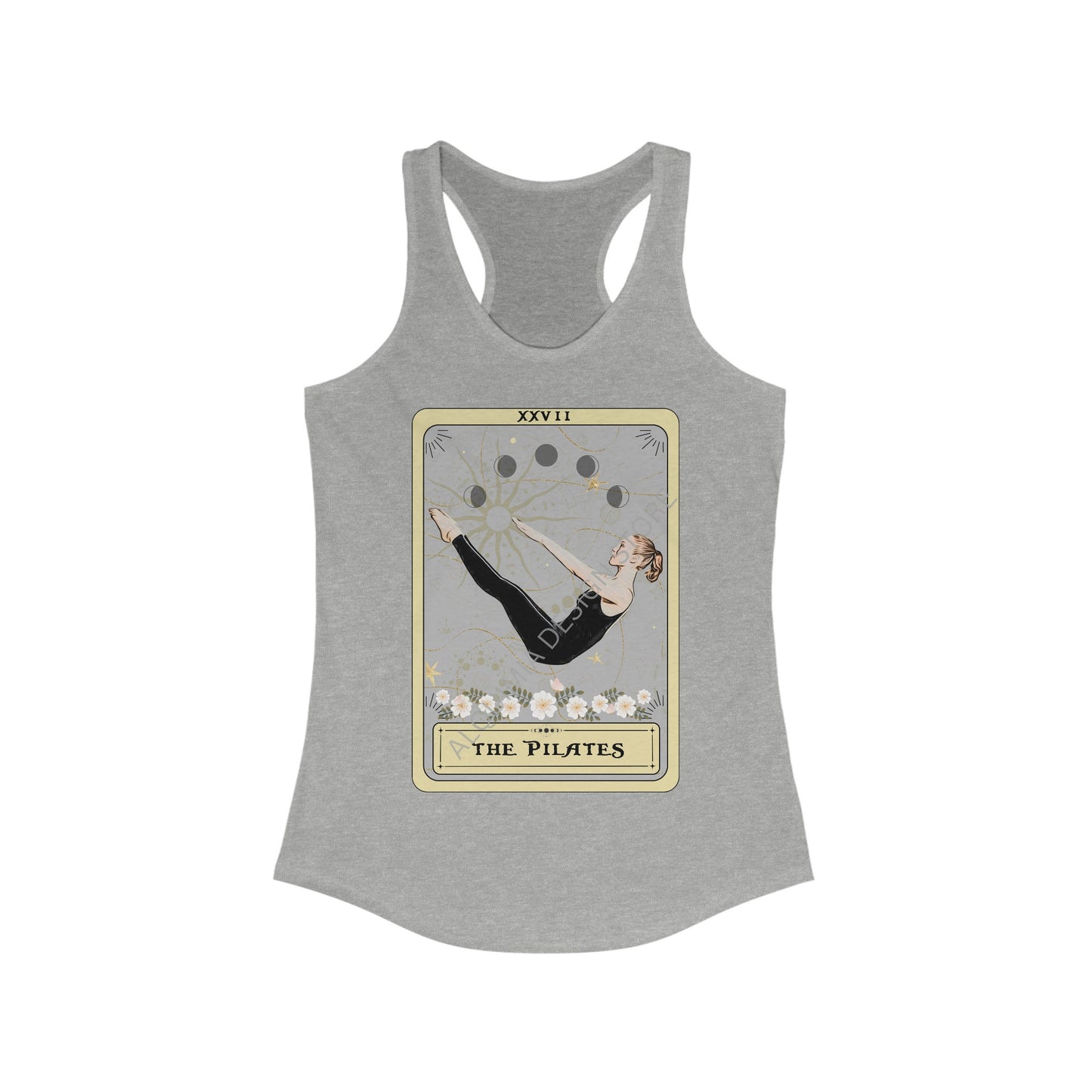 Pilates Tanks, The Pilates Tarot Card Shirt, Pilates Tank Top Pilates Gifts Pilates Shirt Tank Top Racerback, Pilates Lover Gifts