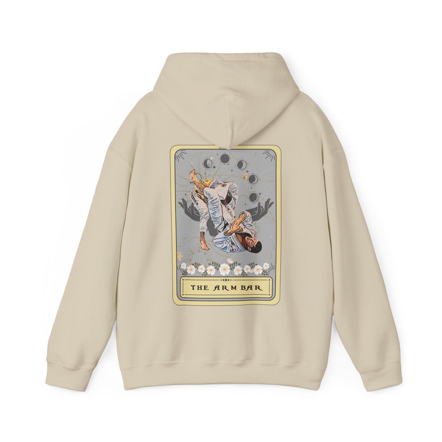 Jiu Jitsu Hoodie The ArmBar Tarot Card Hoodie, JiuJitsu Arm Bar Pose Hoodie