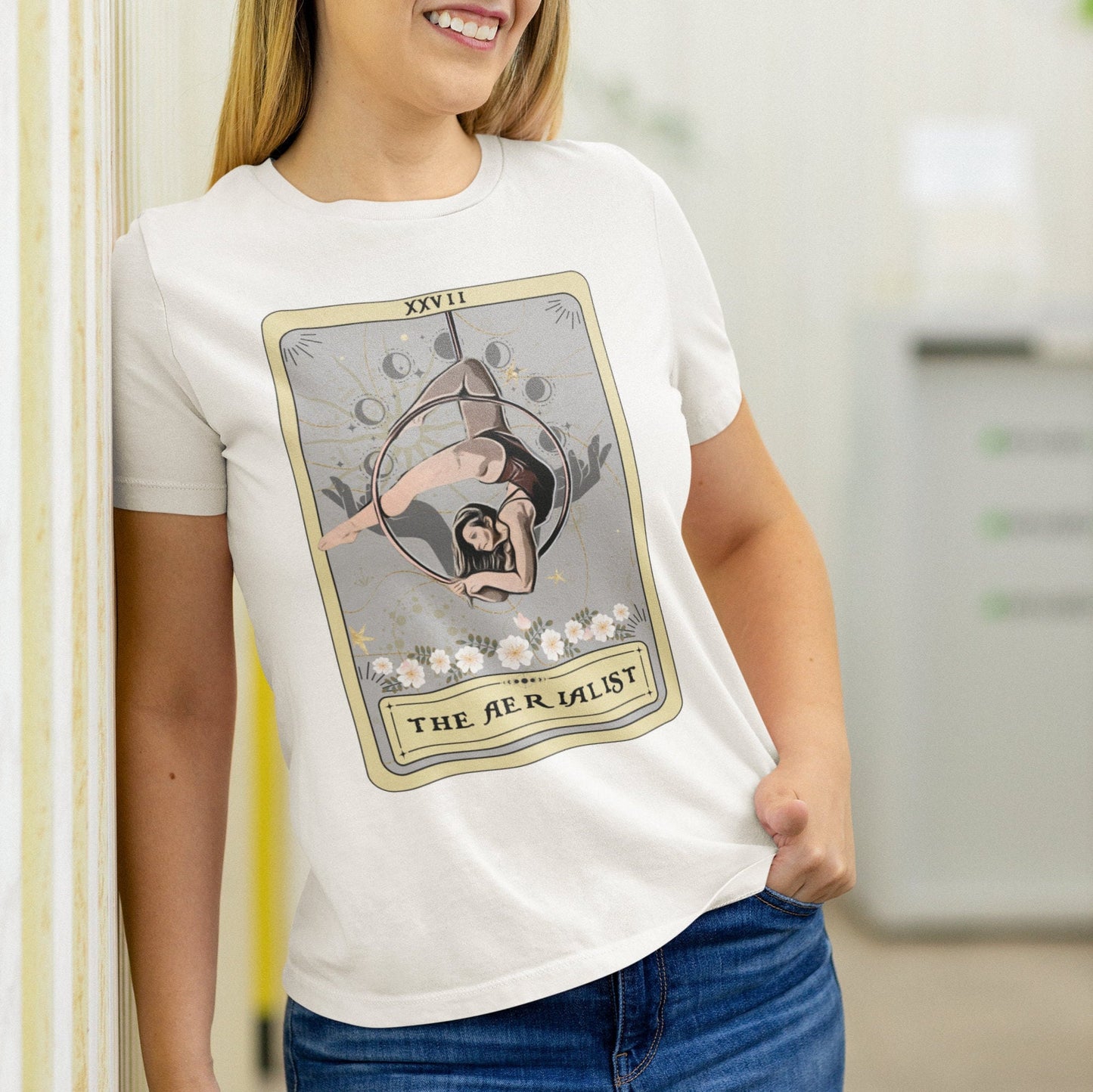 Aerialist Tarot Card Shirt - Aerial Dance T-shirt for Aerial Hoop Lovers