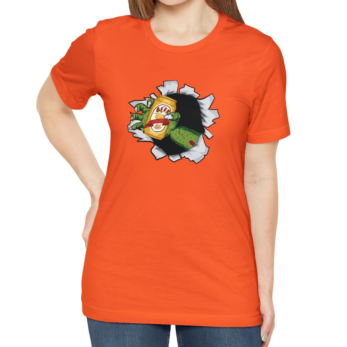 Zombie Beer Halloween Shirt - Funny Cocktail T-Shirt