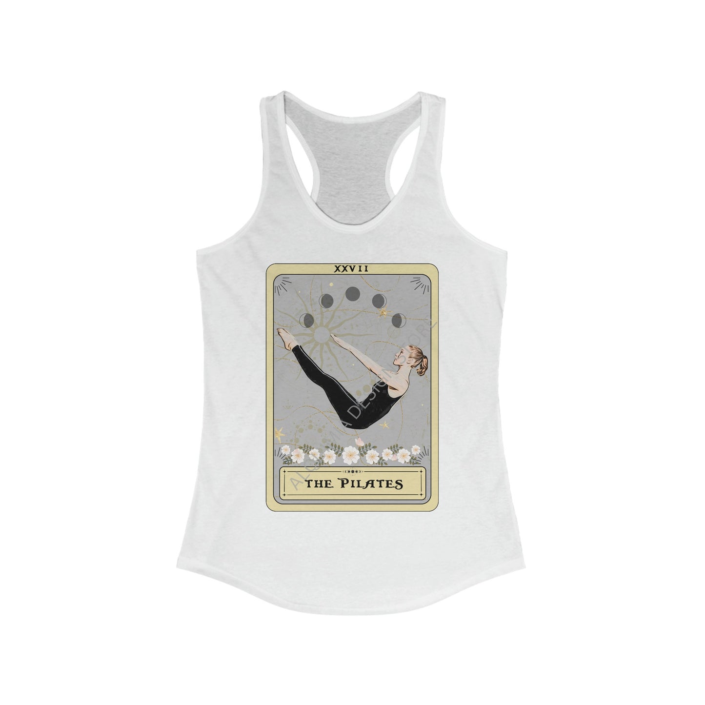 Pilates Tanks, The Pilates Tarot Card Shirt, Pilates Tank Top Pilates Gifts Pilates Shirt Tank Top Racerback, Pilates Lover Gifts