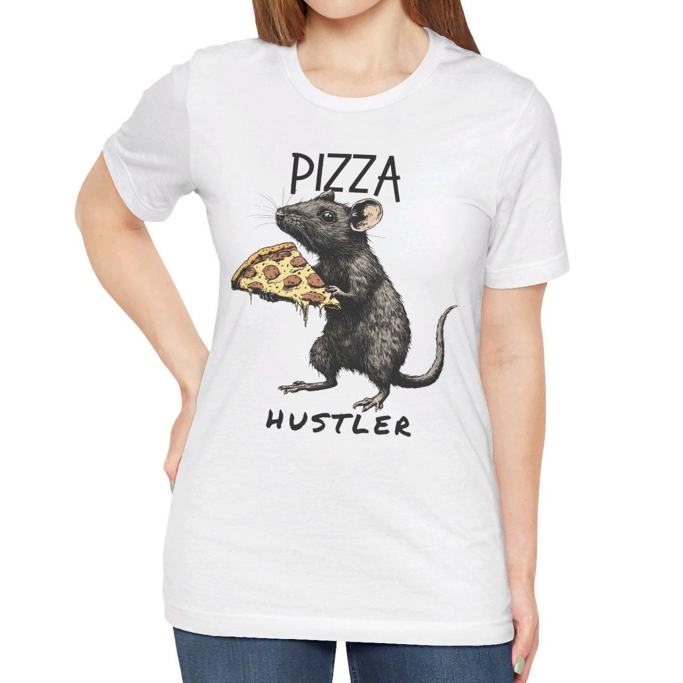 Pizza Hustler Rat Pizza Shirt, Pizza Lover Rat T-shirt