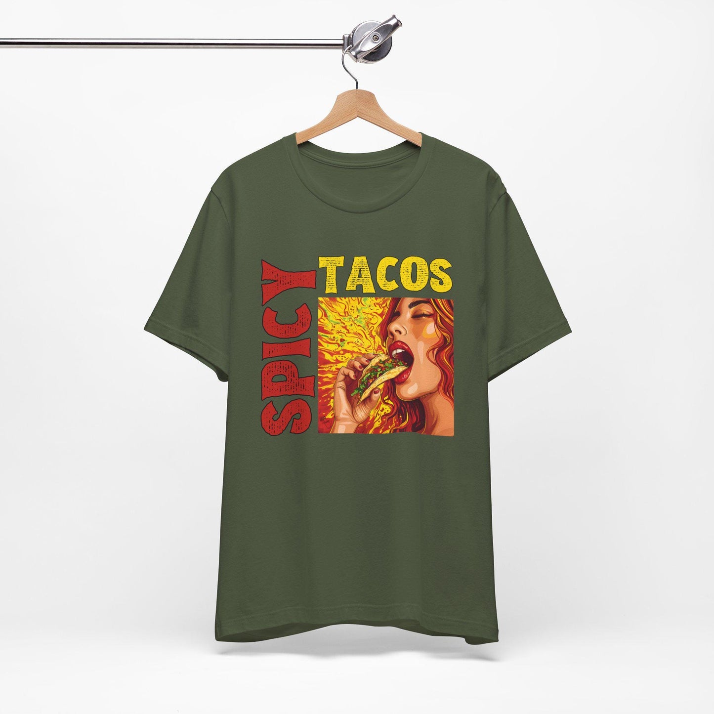 Spicy Tacos Shirt, Taco T-Shirt, Foodie Tee