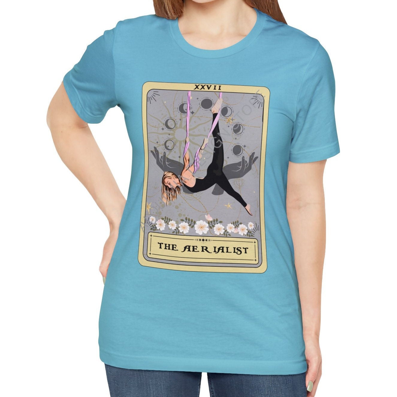 Aerialist Tarot Card Shirt - Aerial Yoga Tee for Aerial Dance Lovers