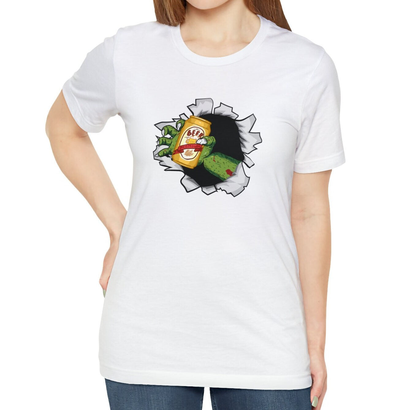 Zombie Beer Halloween Shirt - Funny Cocktail T-Shirt
