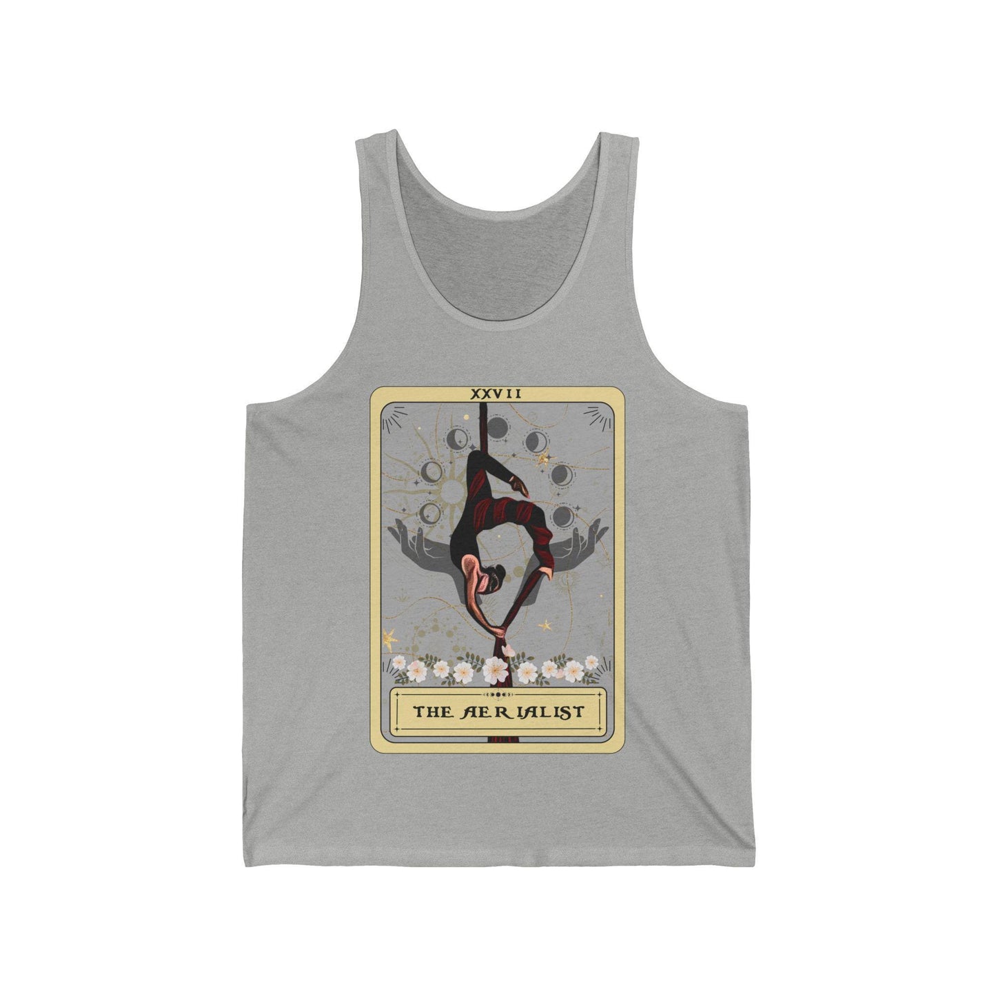The Aerialist Tarot Card Tank Top, Aerial Dance Shirt Aerialist Gifts
