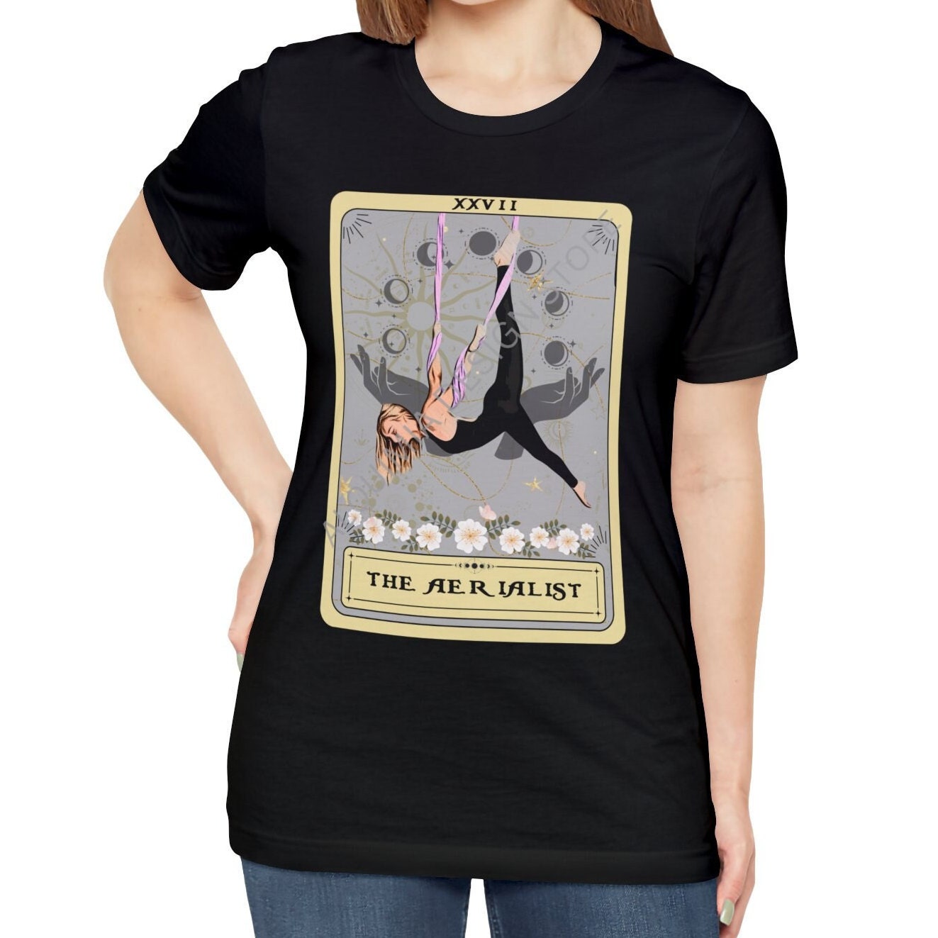 Aerialist Tarot Card Shirt - Aerial Yoga Tee for Aerial Dance Lovers