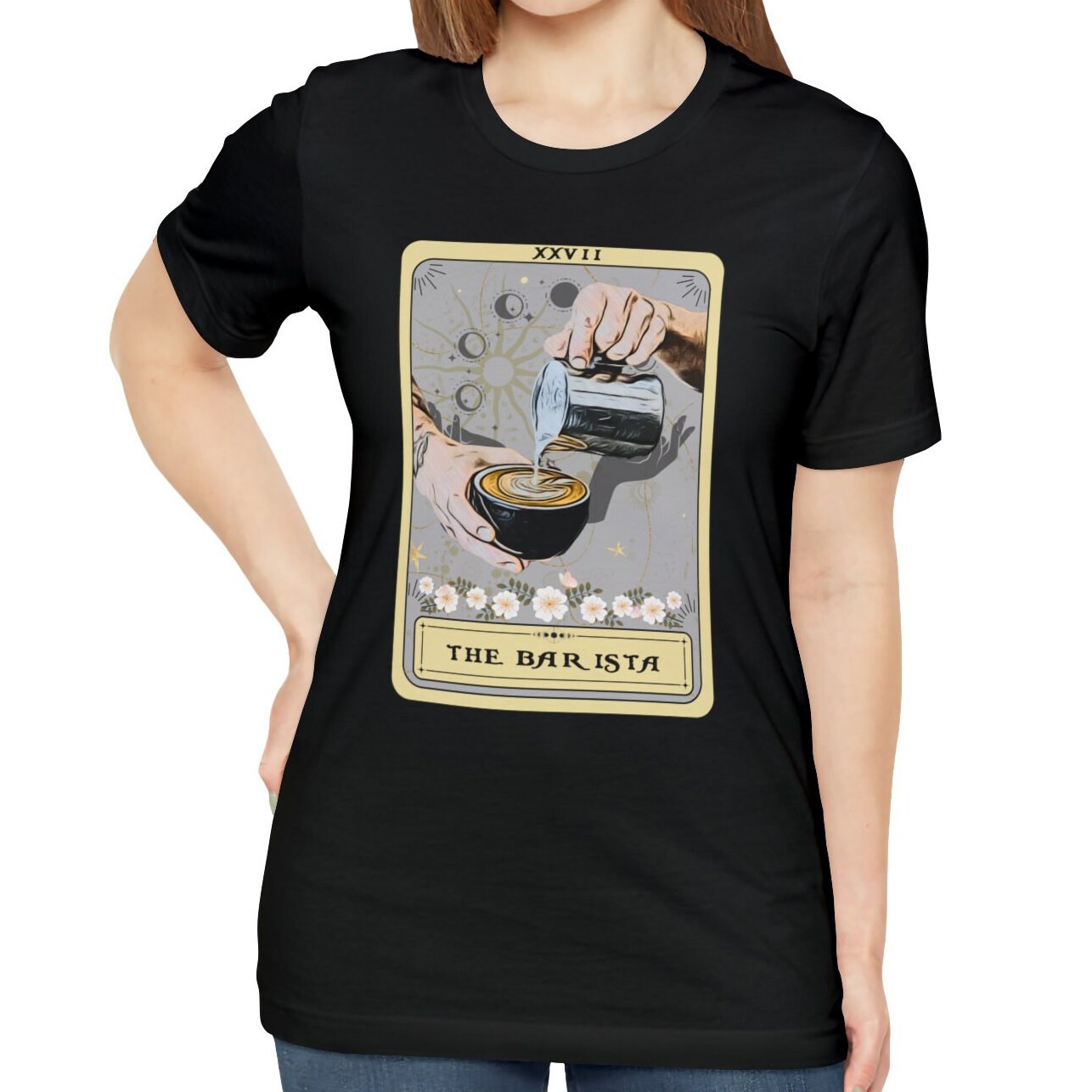 Barista Shirt, Barista Tarot Card Shirt, Barista Gifts Coffee Lover Gift Coffee Shirt