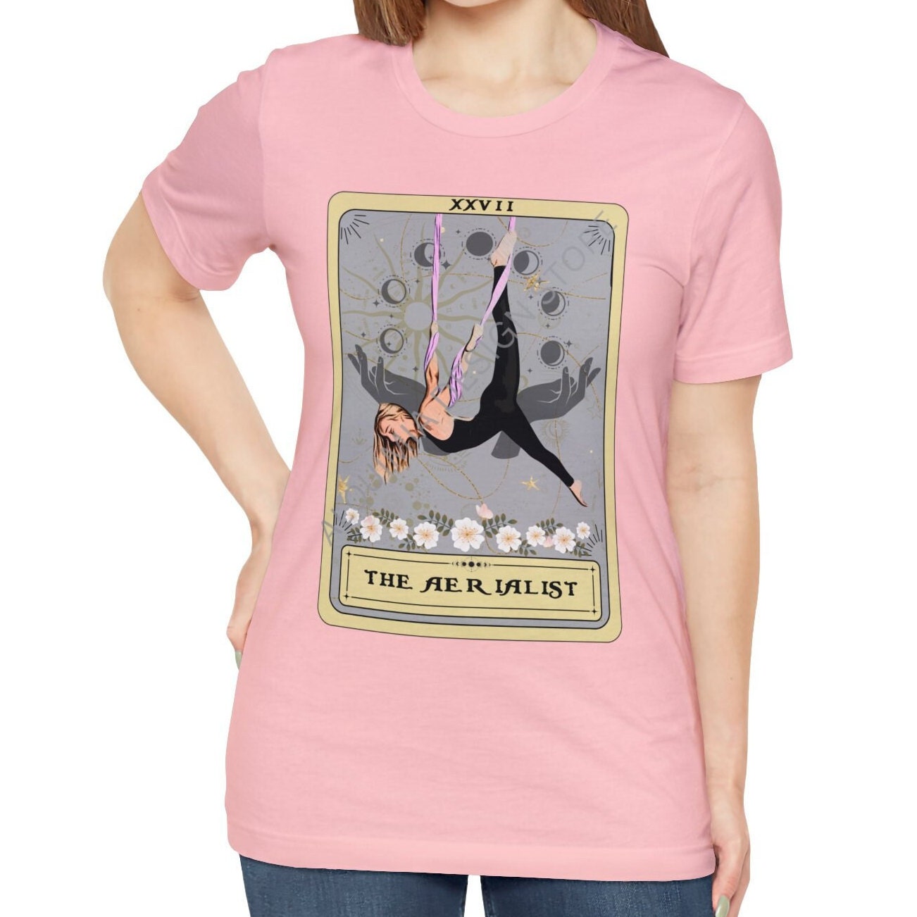 Aerialist Tarot Card Shirt - Aerial Yoga Tee for Aerial Dance Lovers