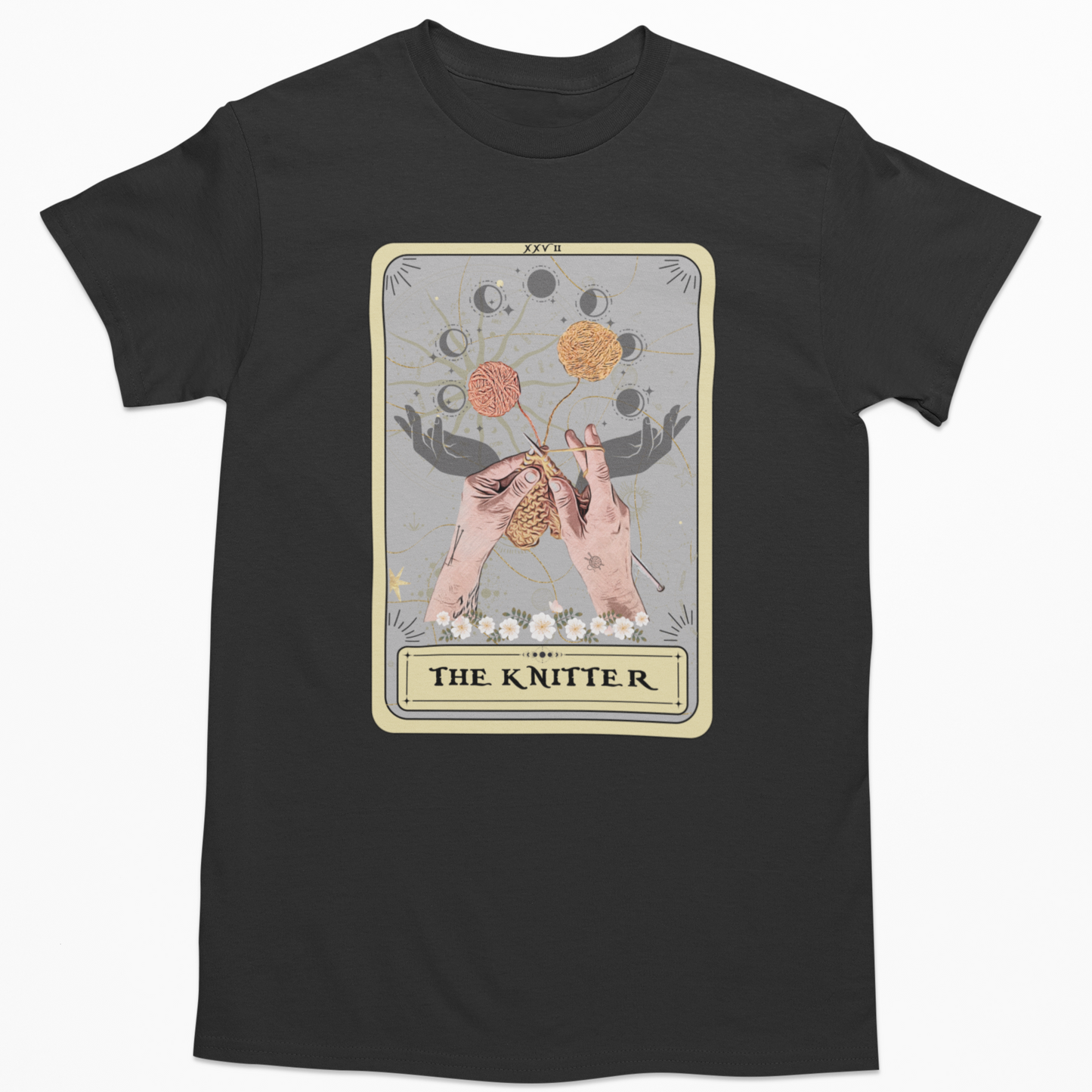 The Knitter Tarot Card Shirt, Gift for Knitting Lover