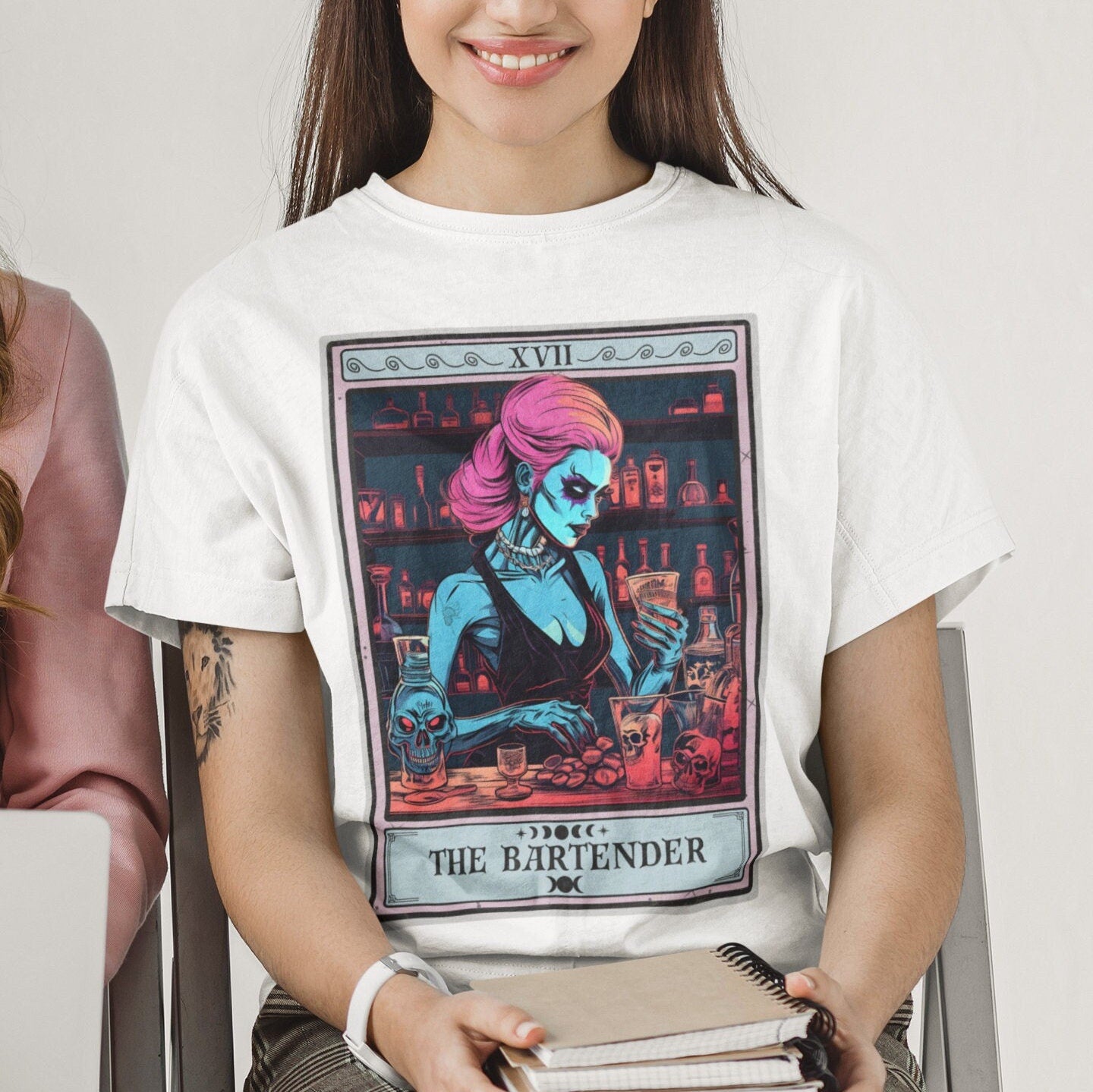 Bartender Shirt, Bartender Tarot Card Shirt Bartending Gift for Bartender Gifts