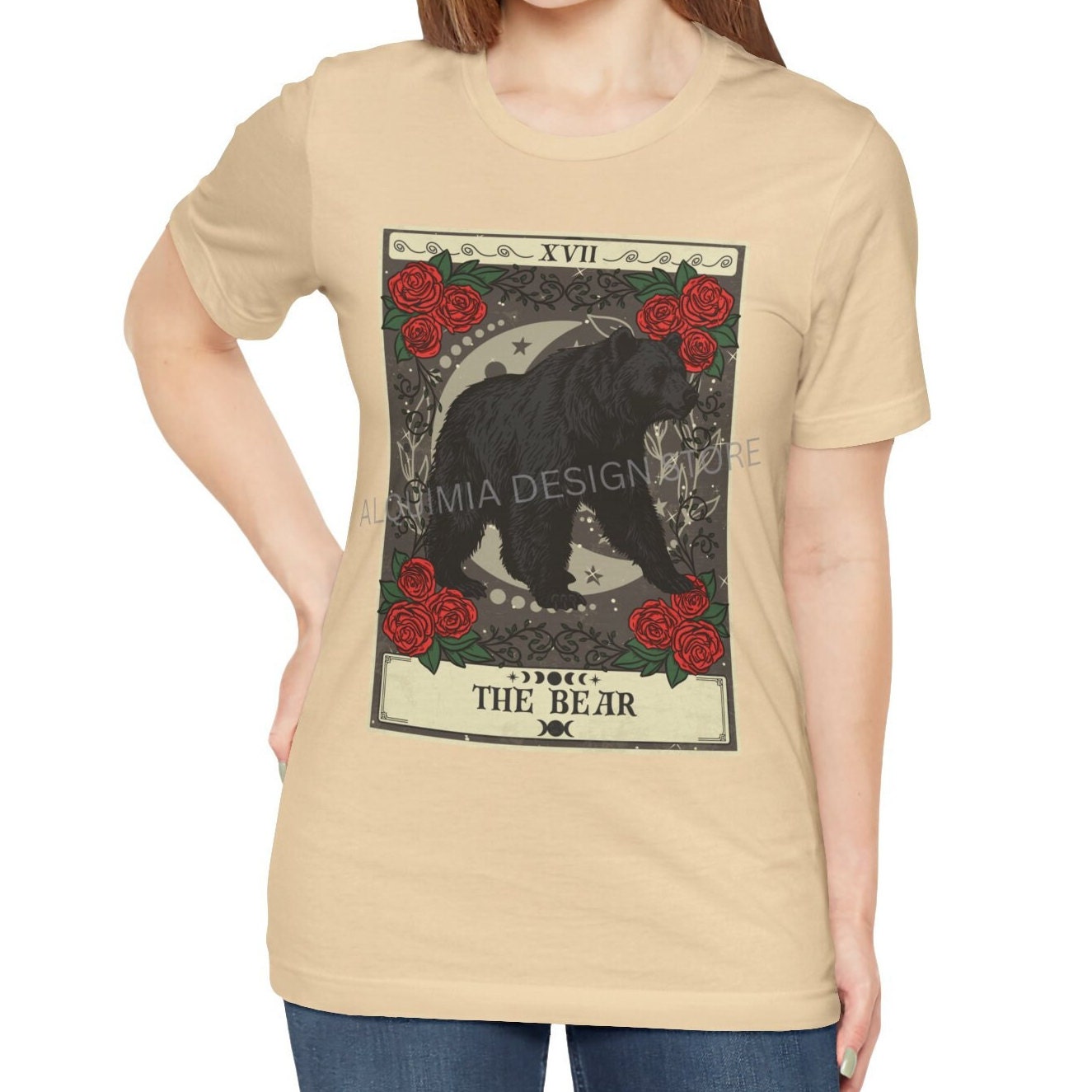 Bear Shirt, The Bear Tarot Card Shirt, Bear Spirit Animal Bear T-shirt