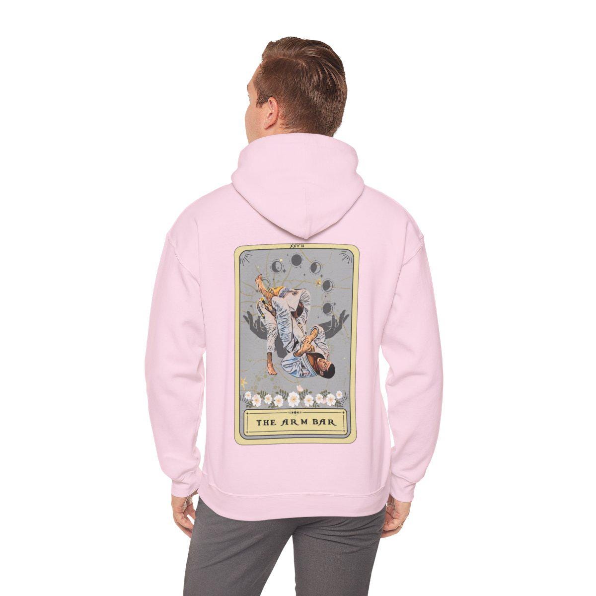 Jiu Jitsu Hoodie The ArmBar Tarot Card Hoodie, JiuJitsu Arm Bar Pose Hoodie