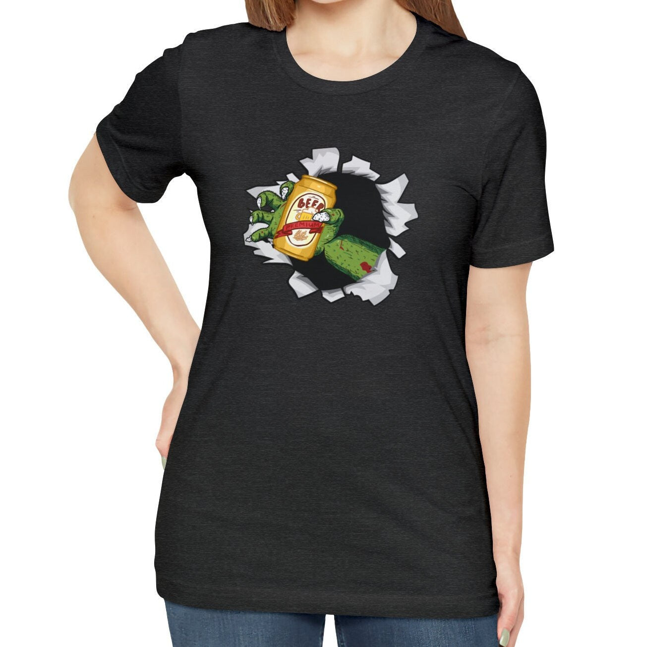 Zombie Beer Halloween Shirt - Funny Cocktail T-Shirt